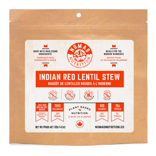 Indian Red Lentil Stew by Nomad Nutrition Free Shipping Browse