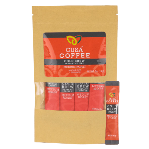 Medium Roast Cold Brew Instant Coffee by Cusa Tea & Coffee Discount Wholesale