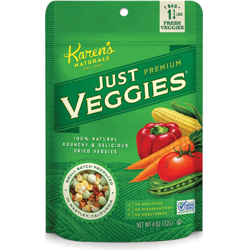 Just Veggies by Karen's Naturals Free Shipping Purchase