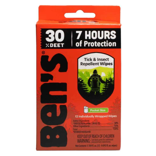 Tick & Insect Repellent Wipes by Ben's Tick and Insect Repellent Outlet Buy