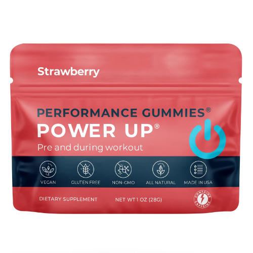 Power Up Strawberry: Pre-Workout Gummies by Seattle Gummy Company Where To Buy Cheap Real