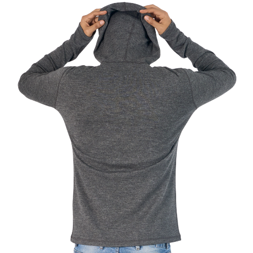 Men's Alpaca Wool Pullover Hoodie by Arms of Andes Good Selling Cheap Online