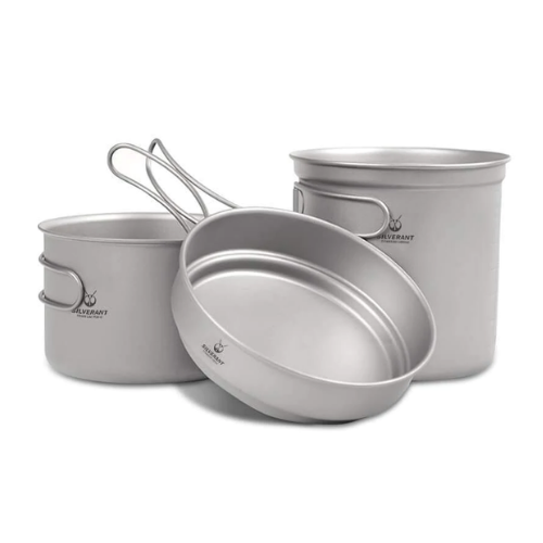 Titanium 3 Piece Cookset by SilverAnt Cheap In China