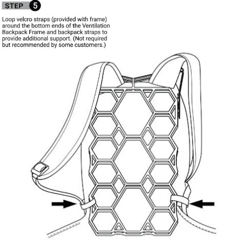 Ultralight Backpack Ventilation Frame by Vaucluse Backpack Ventilation Gear Cheap Pice Discount Authentic