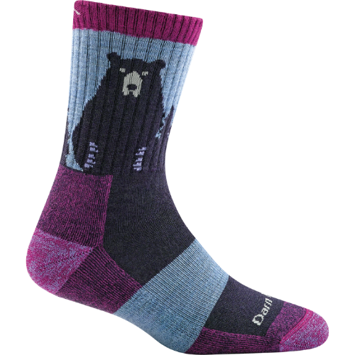 Women's Bear Town Micro Crew Lightweight Hiking Sock by Darn Tough Free Shipping With Paypal