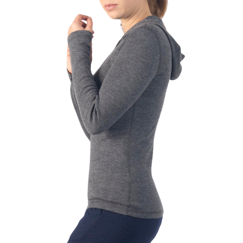 Women's Alpaca Wool Pullover Hoodie by Arms of Andes Free Shipping 100% Guaranteed