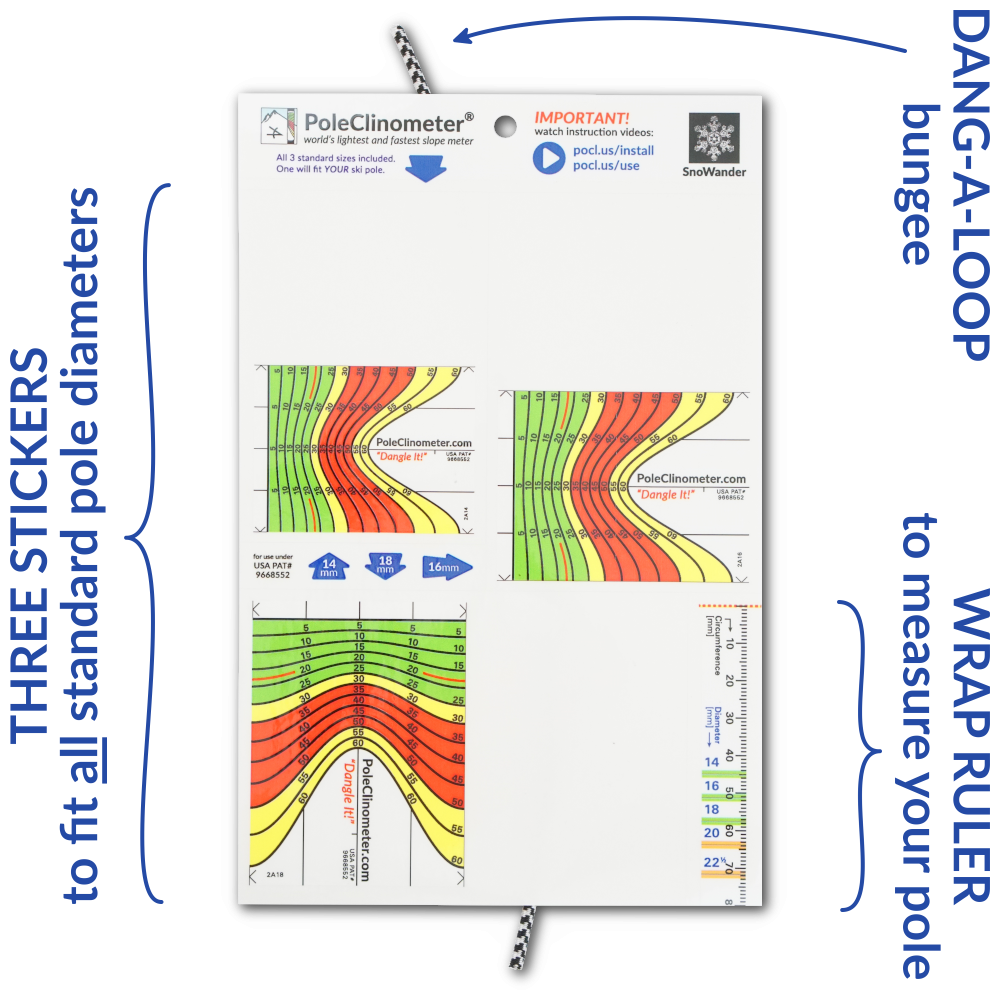 PoleClinometer NEW Version 2.0 by SnoWander For Sale Online