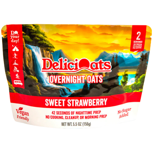 Sweet Strawberry Overnight Oats by DeliciOats Cheap Pice Outlet Sale