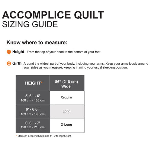 Accomplice 2-Person Quilt by Enlightened Equipment Outlet New