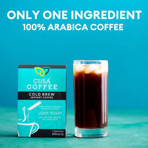 Light Roast Cold Brew Instant Coffee by Cusa Tea & Coffee Best Place Cheap Pice