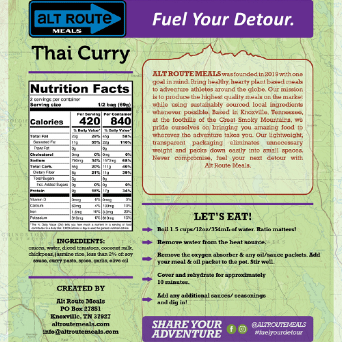 Thai Curry by Alt Route Meals Clearance Best