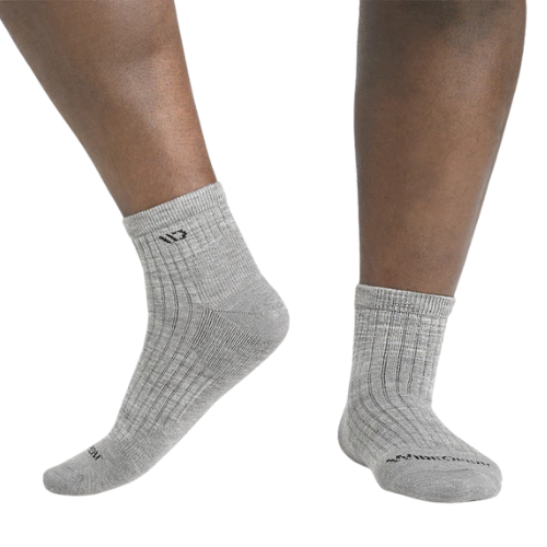 Men's Solid Cushioned Quarter Crew Socks by WIDE OPEN Socks In China