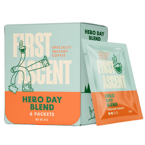 Hero Day Instant Coffee by First Ascent Coffee Roasters Quality Free Shipping Low Pice