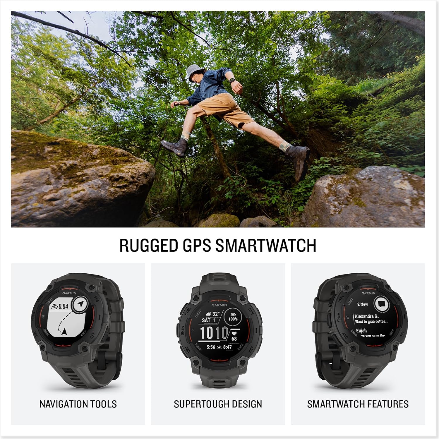 Garmin Instinct E Rugged Outdoor GPS Smartwatch Clearance Pirce Sale