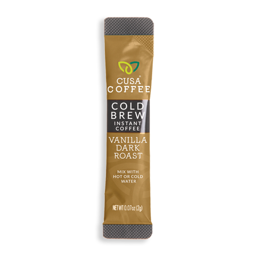 Vanilla Dark Roast Cold Brew Instant Coffee by Cusa Tea & Coffee In China Online