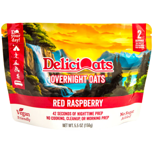 Red Raspberry Overnight Oats by DeliciOats Sale Popular