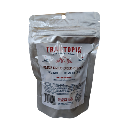 Freeze Dried Diced Chicken Side Pack by Trailtopia Sale Low Shipping Fee