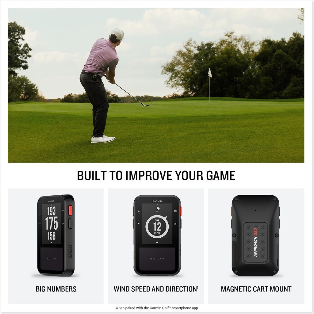 Garmin Approach G20 Solar GPS Golf Handheld Buy Cheap Recommend