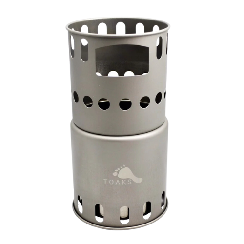 Titanium Backpacking Wood Burning Stove (STV-11) by TOAKS Quality Free Shipping Low Pice