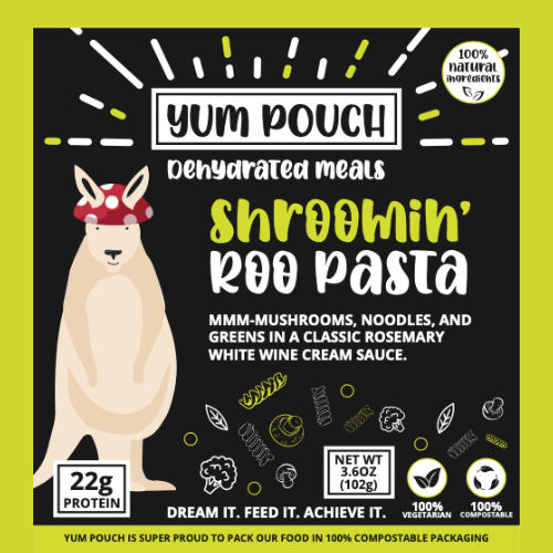 Shroomin' Roo Pasta by Yum Pouch Cheap Factory Outlet