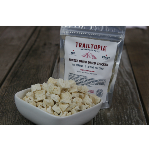 Freeze Dried Diced Chicken Side Pack by Trailtopia Sale Low Shipping Fee