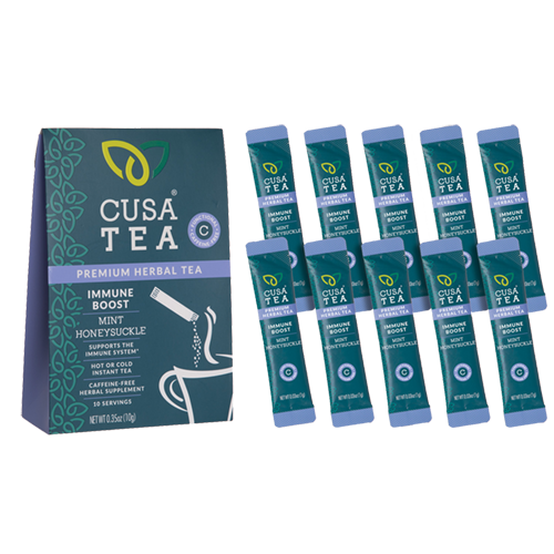 Immune Boost: Mint Honeysuckle Herbal Tea by Cusa Tea & Coffee Pre Order Online