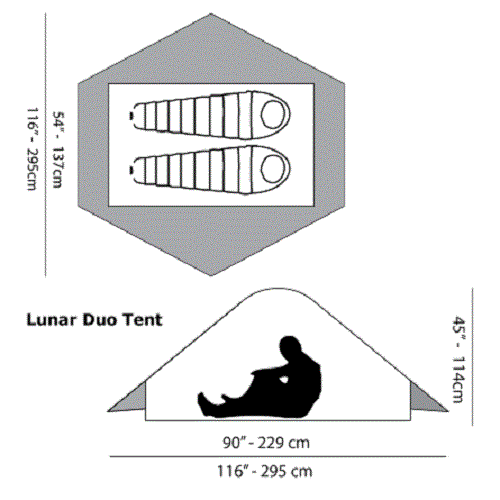 Lunar Duo Outfitter (PU-Coated Polyester) by Six Moon Designs Clearance Extremely