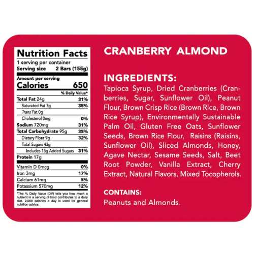 Cranberry Almond by Greenbelly Meals Cheap Hot Sale