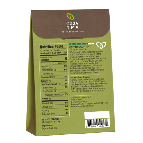 English Breakfast Instant Tea by Cusa Tea & Coffee In China