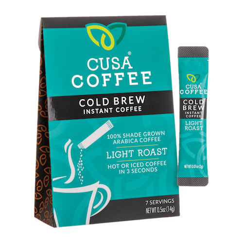 Light Roast Cold Brew Instant Coffee by Cusa Tea & Coffee Best Place Cheap Pice