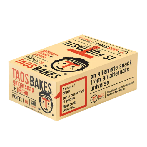 Gingersnap & Pecan Bars by Taos Bakes Clearance Low Shipping