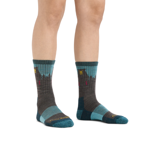 Women's Bear Town Micro Crew Lightweight Hiking Sock by Darn Tough Free Shipping With Paypal