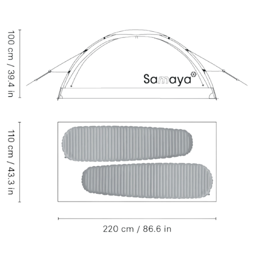 Samaya2.0 Tent by Samaya Equipment Free Shipping Best Seller