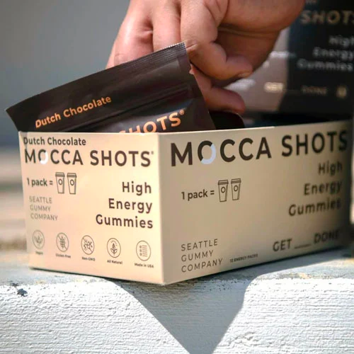 Mocca Shots: High Energy Gummies with Caffeine by Seattle Gummy Company Cheap With Paypal