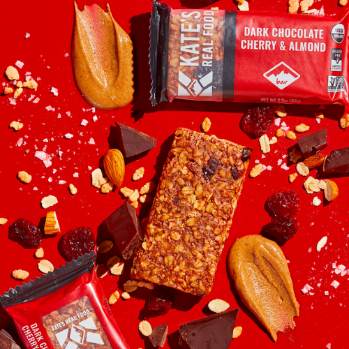 Dark Chocolate & Cherry Almond Bars by Kate's Real Food Cheap Factory Outlet