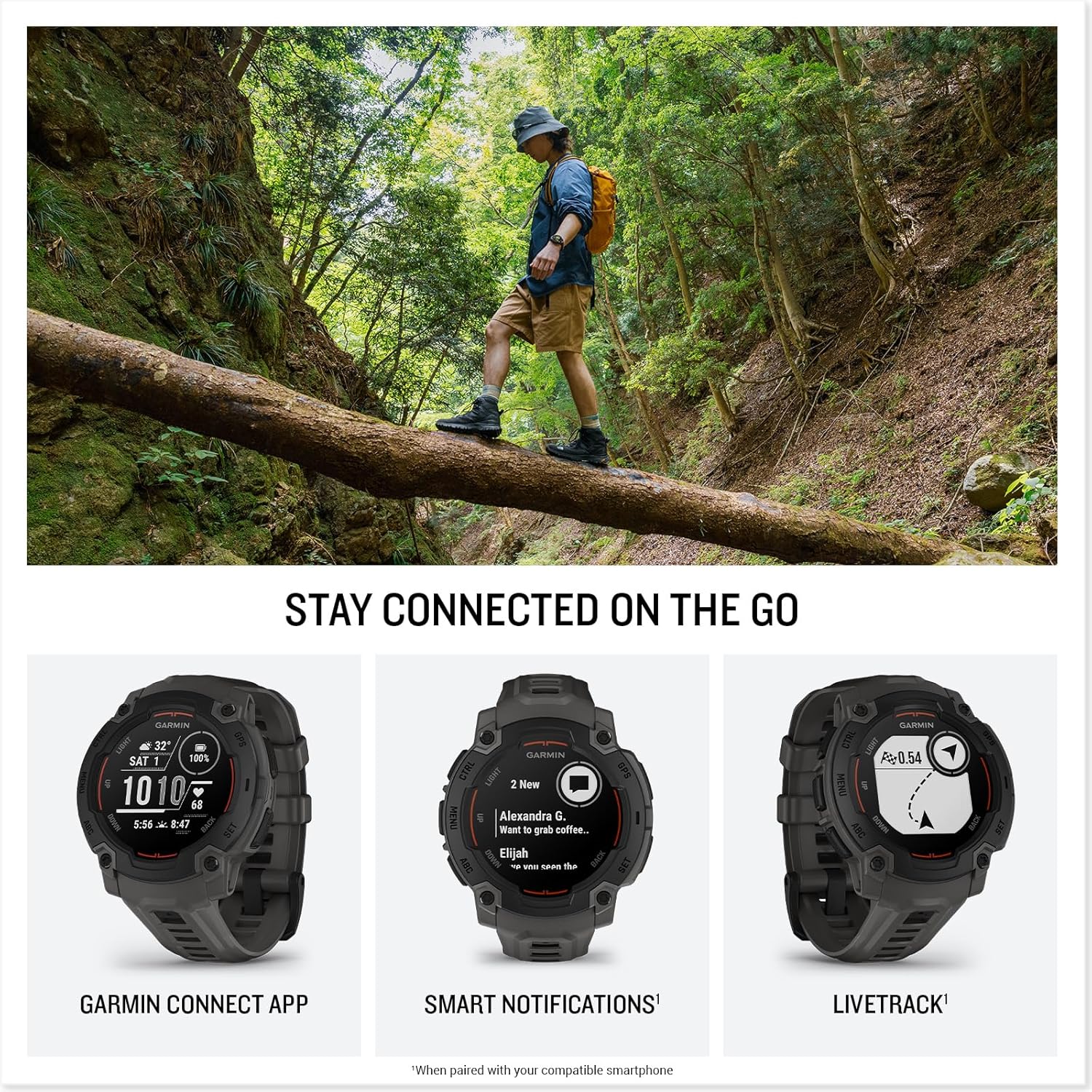 Garmin Instinct E Rugged Outdoor GPS Smartwatch Clearance Pirce Sale