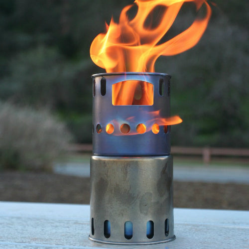 Titanium Backpacking Wood Burning Stove (STV-11) by TOAKS Quality Free Shipping Low Pice