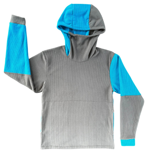 Microgrid Hoodie - Narrow Fit by Sambob Free Shipping Manchester