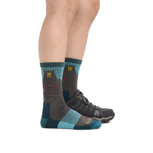 Women's Bear Town Micro Crew Lightweight Hiking Sock by Darn Tough Free Shipping With Paypal