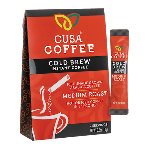 Medium Roast Cold Brew Instant Coffee by Cusa Tea & Coffee Discount Wholesale