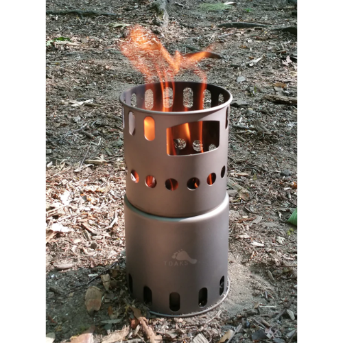 Titanium Backpacking Wood Burning Stove (STV-11) by TOAKS Quality Free Shipping Low Pice