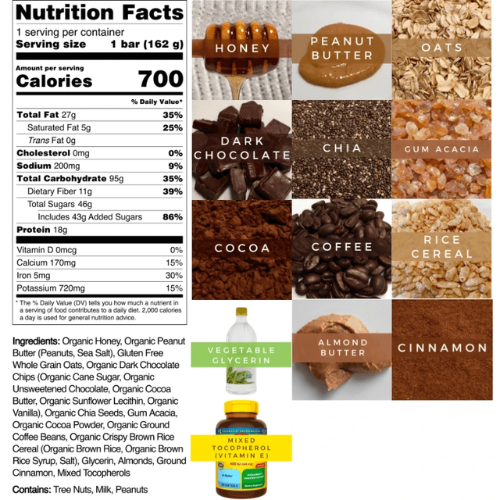 Chocolate, Peanut Butter, Coffee Meal Bar by Range Sale Discount