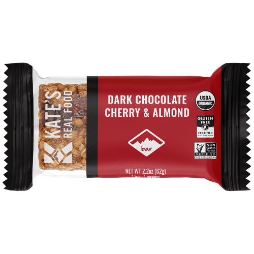 Dark Chocolate & Cherry Almond Bars by Kate's Real Food Cheap Factory Outlet