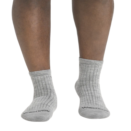 Men's Solid Cushioned Quarter Crew Socks by WIDE OPEN Socks In China