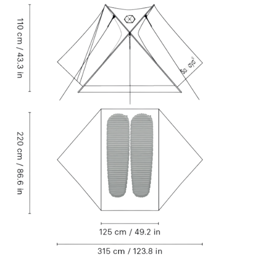 INSPIRE2 Tent by Samaya Equipment With Credit Card