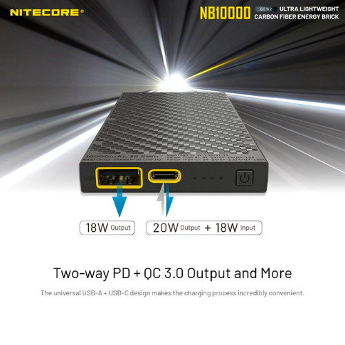 NB10000 Gen 2 Power Bank by Nitecore Free Shipping High Quality