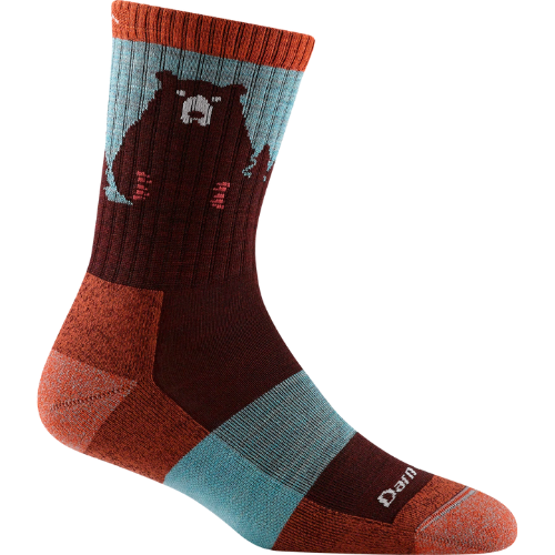 Women's Bear Town Micro Crew Lightweight Hiking Sock by Darn Tough Free Shipping With Paypal