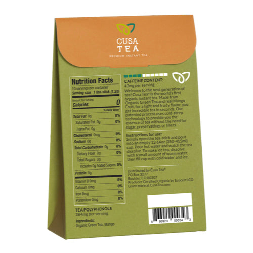 Mango Green Instant Tea by Cusa Tea & Coffee In China