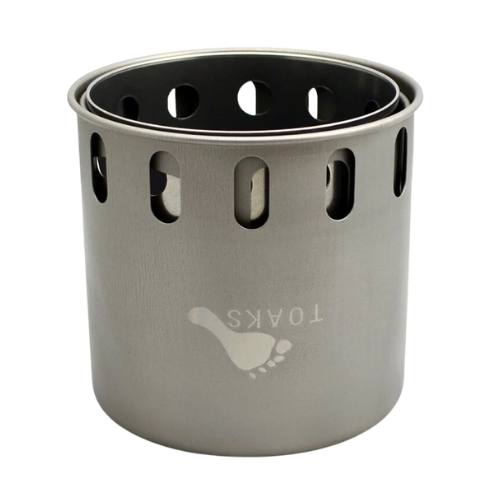 Titanium Backpacking Wood Burning Stove (STV-11) by TOAKS Quality Free Shipping Low Pice