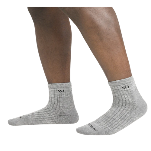 Men's Solid Cushioned Quarter Crew Socks by WIDE OPEN Socks In China